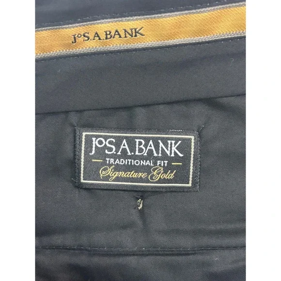 NEW brown Jos A Bank 36R 36 signature gold suit dress pants trousers 100% Wool